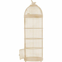 Kaisercraft - Flourishes - Die Cut Wood Pieces - Long Birdcage