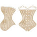 Kaisercraft - Flourishes - Die Cut Wood Pieces - Corsets