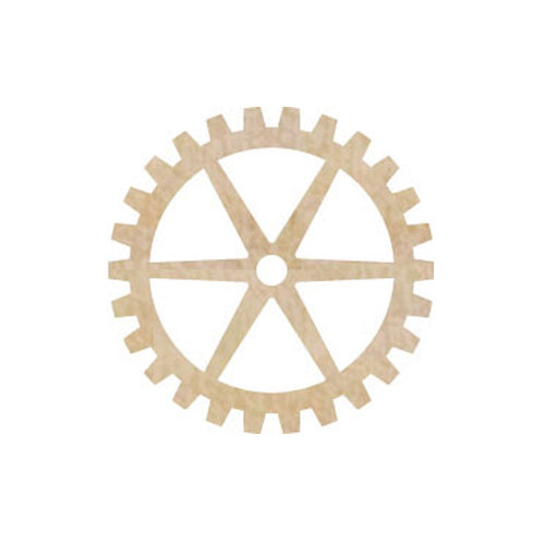 Kaisercraft - Flourishes - Die Cut Wood Pieces - Large Cogs