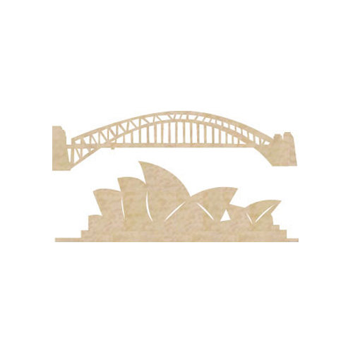 Kaisercraft - Flourishes - Die Cut Wood Pieces - Sydney Icons