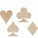 Kaisercraft - Flourishes - Die Cut Wood Pieces - Playing Card Suits