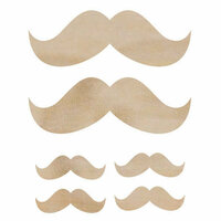 Kaisercraft - Flourishes - Die Cut Wood Pieces - Moustache