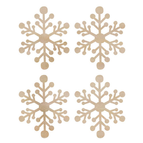 Kaisercraft - Flourishes - Die Cut Wood Pieces - Mini Snowflakes