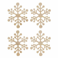 Kaisercraft - Flourishes - Die Cut Wood Pieces - Mini Snowflakes