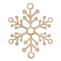 Kaisercraft - Flourishes - Die Cut Wood Pieces - Large Snowflake