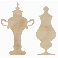 Kaisercraft - Flourishes - Die Cut Wood Pieces - Decorative Bottles