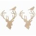 Kaisercraft - Flourishes - Die Cut Wood Pieces - Deer Heads