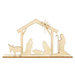 Kaisercraft - Christmas - Flourishes - Die Cut Wood Pieces - Nativity Scene