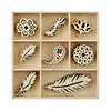 Kaisercraft - Flourishes - Die Cut Wood Pieces Pack - Feather