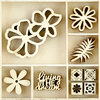 Kaisercraft - Flourishes - Die Cut Wood Pieces Pack - Tropics