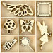 Kaisercraft - Fairy Garden Collection - Flourishes - Die Cut Wood Pieces Pack - Make a Wish