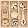 Kaisercraft - Flourishes - Die Cut Wood Pieces - Antiquities