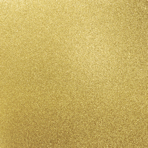 Kaisercraft - 12 x 12 Glitter Cardstock - Golden