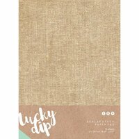 Kaisercraft - Lucky Dip - 6.25 x 11.75 Paper Pad - Burlap