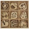 Kaisercraft - Flourishes - Die Cut Wood Pieces - Love