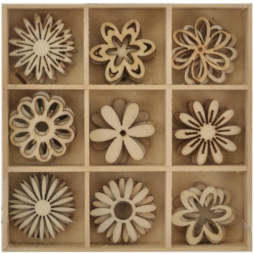 Kaisercraft - Lucky Dip - Wooden Shapes - Flower