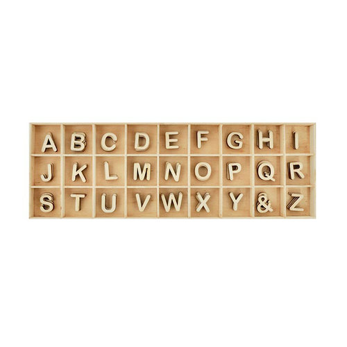 Kaisercraft - Lucky Dip Collection - Wooden Alphabet Set