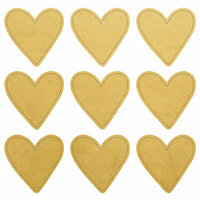 Kaisercraft - Lucky Dip Collection - Foil Stickers - Gold Hearts