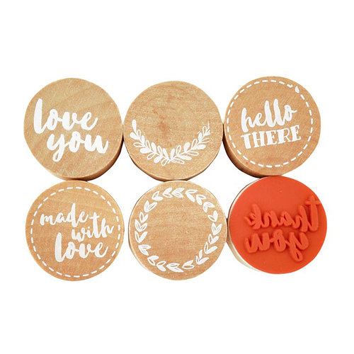 Kaisercraft - Lucky Dip Collection - Cling Mounted Rubber Stamps - Just for You