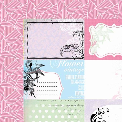 Kaisercraft - Lavender Haze Collection - 12 x 12 Double Sided Paper - Orchid