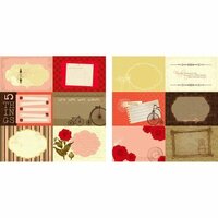 Kaisercraft - Remember Me Collection - 12 x 12 Double Sided Paper - Adeline