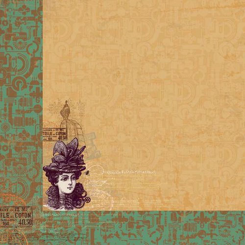 Kaisercraft - Miss Empire Collection - 12 x 12 Double Sided Paper - Influence