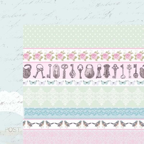 Kaisercraft - True Romance Collection - 12 x 12 Double Sided Paper - Affection