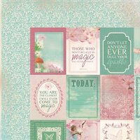 Kaisercraft - Enchanted Garden Collection - 12 x 12 Double Sided Paper - Rapture