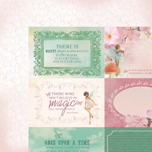 Kaisercraft - Enchanted Garden Collection - 12 x 12 Double Sided Paper - Allure