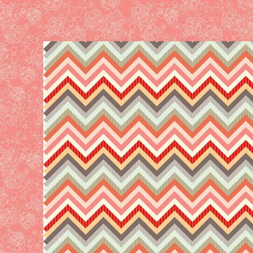 Kaisercraft - Sweet Pea Collection - 12 x 12 Double Sided Paper - Peachy Keen