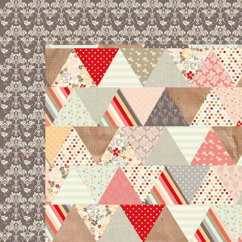 Kaisercraft - Sweet Pea Collection - 12 x 12 Double Sided Paper - Foxy