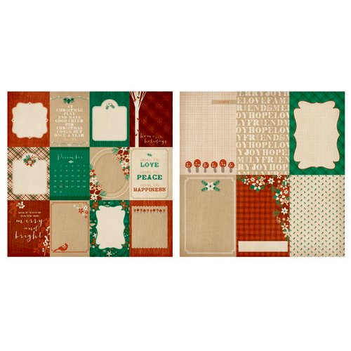 Kaisercraft - Holly Bright Collection - Christmas - 12 x 12 Double Sided Paper - Woodland