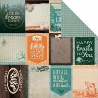 Kaisercraft - Outdoor Trail Collection - 12 x 12 Double Sided Paper - Swag