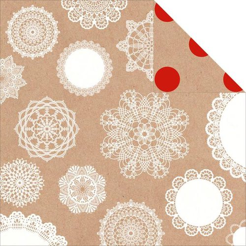 Kaisercraft - Mix and Match Collection - 12 x 12 Double Sided Paper - Doilies