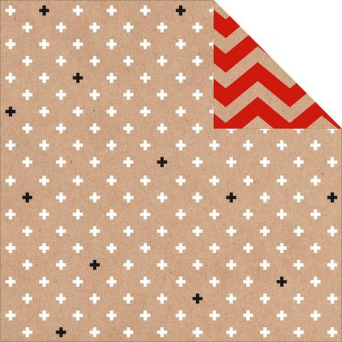 Kaisercraft - Mix and Match Collection - 12 x 12 Double Sided Paper - Crosses
