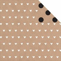 Kaisercraft - Mix and Match Collection - 12 x 12 Double Sided Paper - Tiny Hearts