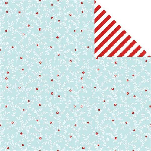 Kaisercraft - North Pole Collection - Christmas - 12 x 12 Double Sided Paper - Candy Cane