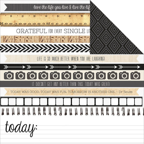 Kaisercraft - Hello Today Collection - 12 x 12 Double Sided Paper - Nowadays