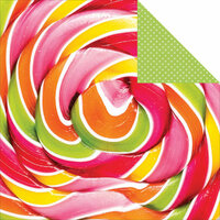 Kaisercraft - Pop Collection - 12 x 12 Double Sided Paper - Lollipop