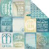 Kaisercraft - Sandy Toes Collection - 12 x 12 Double Sided Paper - Beach Bum