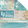 Kaisercraft - Sandy Toes Collection - 12 x 12 Double Sided Paper - Waves