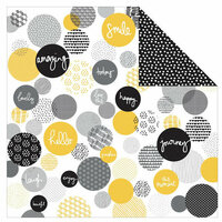 Kaisercraft - Shine Bright Collection - 12 x 12 Double Sided Paper - Sunbeam