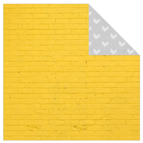 Kaisercraft - Shine Bright Collection - 12 x 12 Double Sided Paper - Bumblebee