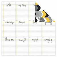 Kaisercraft - Shine Bright Collection - 12 x 12 Double Sided Paper - Mango