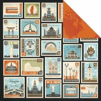 Kaisercraft - Wanderlust Collection - 12 x 12 Double Sided Paper - Exploration