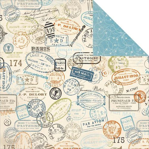 Kaisercraft - Wanderlust Collection - 12 x 12 Double Sided Paper - Freedom