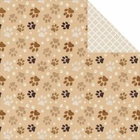 Kaisercraft - Furry Friends Collection - 12 x 12 Double Sided Paper - Best Friend