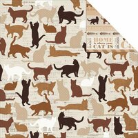Kaisercraft - Furry Friends Collection - 12 x 12 Double Sided Paper - Paw-fect