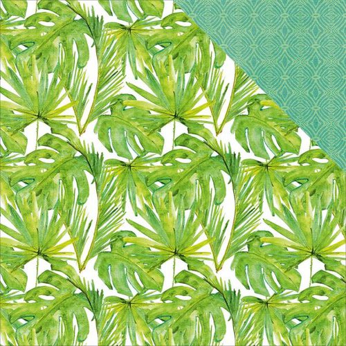 Kaisercraft - Say Aloha Collection - 12 x 12 Double Sided Paper - Palm