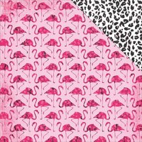 Kaisercraft - Say Aloha Collection - 12 x 12 Double Sided Paper - Flamingo
